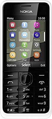 Nokia 301 Dual SIM - 256 MB, White