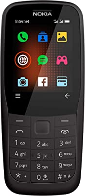 Nokia 220 Feature Phone, 4G, Dual SIM, 16…