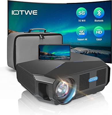 Projector with 5G WiFi and Bluetooth, IOTWE…