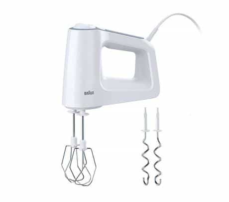 Braun MultiMix 3 Hand Mixer, 500 Watts, White,…