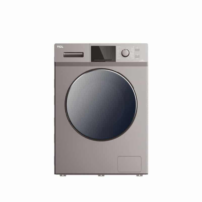 TCL Washing Machine, Front Load, 8KG, Silver