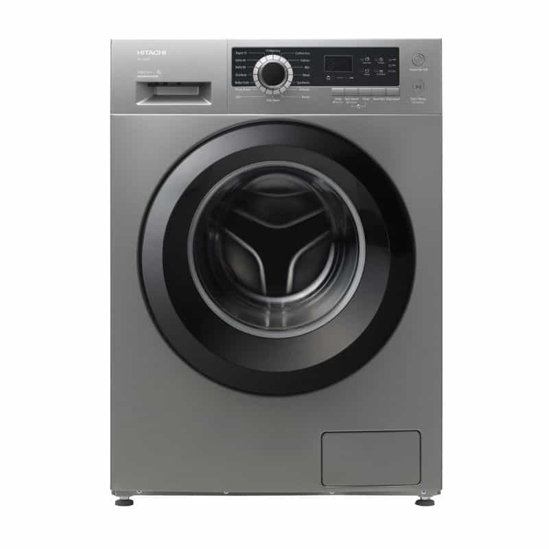 Hitachi Front Load Washing Machine, 7 KG, Silver