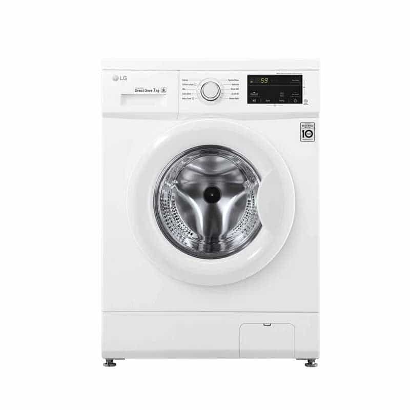 LG Front Load Washing Machine, 7 KG, White