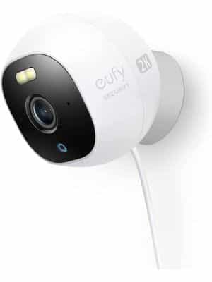 eufy All-in-One Outdoor Security Camera, White