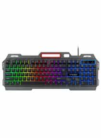 104-Key Gaming Keyboard Steel Plate Backlit Membrane…