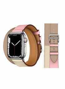 Double Tour Leather Replacement Band For Apple…