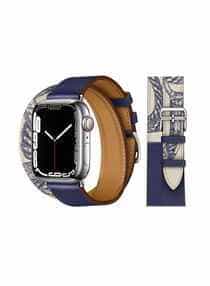 Double tour leather replacement band for Apple…