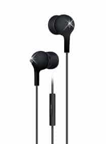 Crystal In-Ear Earphones Black