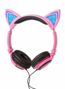 Cat Ear Shape Over-Ear Headphones With Mic…