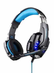 Over-Ear Wired Gaming Headphones With Mic For…