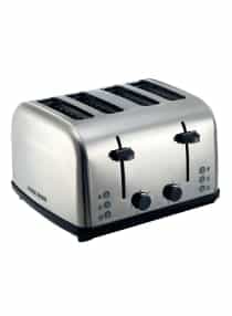 Bread Toaster Stainless Steel 4 Slice With Crumb…