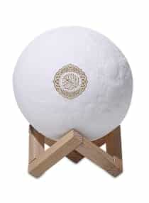 LED Touch Moon Lamp Quran Bluetooth Speaker White…