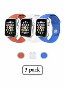 3-Piece Silicone Replacement Band Set For Apple…