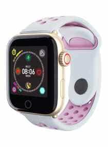 Waterproof Smart Watch White/Purple