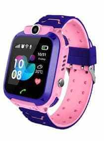 Anti-Lost Alarm Touch Screen Smartwatch Pink/Blue