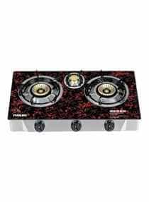 3 burner glass finish gas stove NG9093GSF Black…
