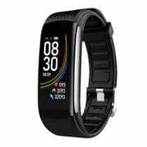 C6T Body Temperature Bracelet Watch Black