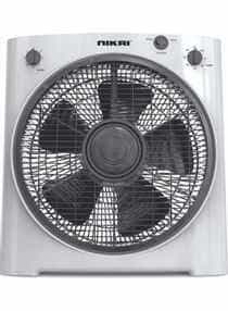 12 Inch Box Fan 5 Blades NF755N2 Grey