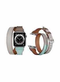 Double Tour Leather Replacement Band For Apple…