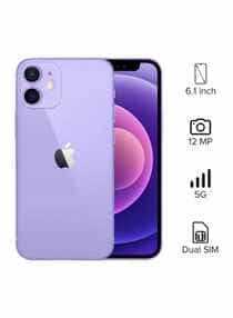 iPhone 12 with Facetime Dual Sim 128GB Purple…