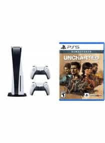PlayStation 5 Console (Disc Version) With Uncharted…