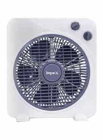 10 Inch Rechargeable Box Fan with LED…