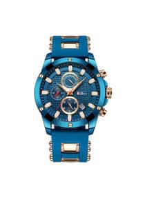 BIDEN Men Stainless Steel Band Watches Casual Quartz…