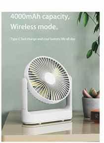 4000mAh Air Circulation Fan Small Quiet Desk…