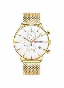 CURREN 8339 Men Quartz Watch Stainless Steel Band…