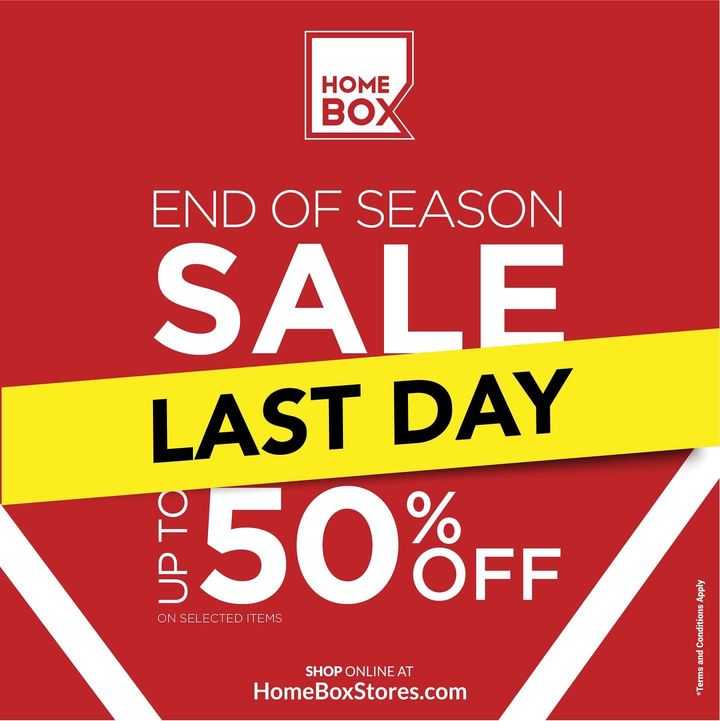 Sale in Homebox